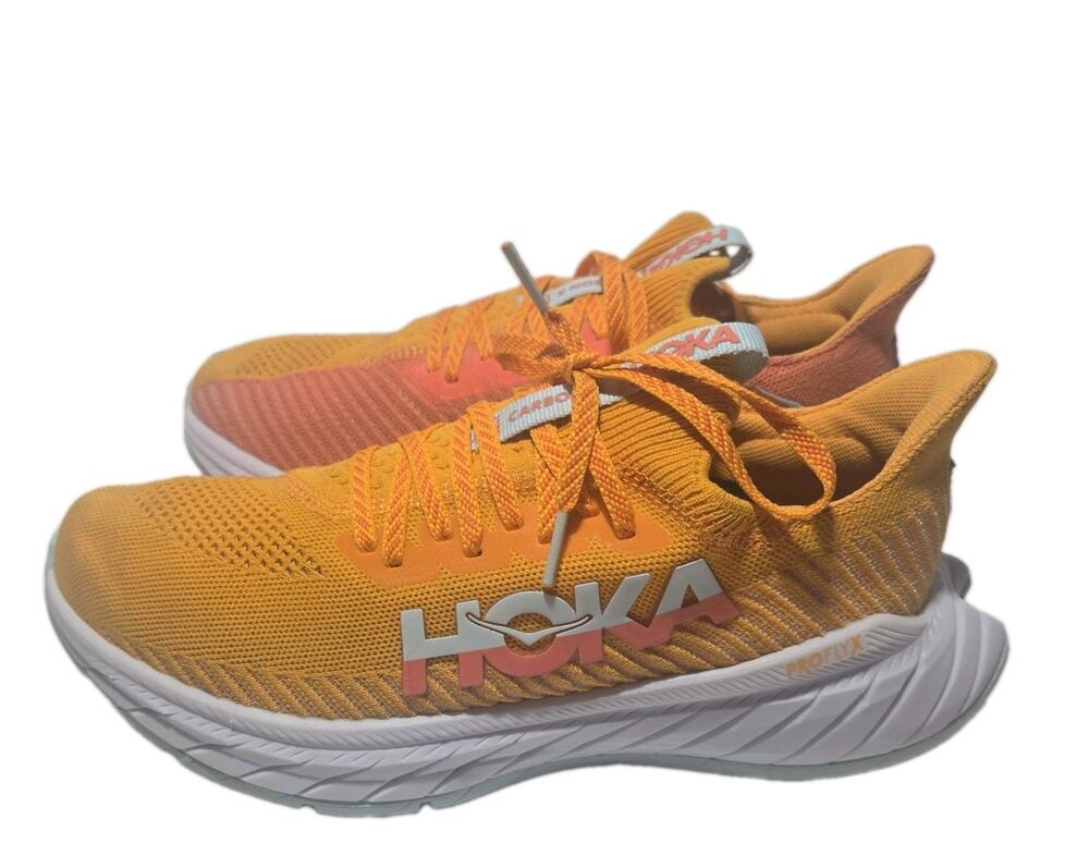 Hoka Women's One One Carbon X 3 Running Shoes 9B Radiant Yellow 1123193